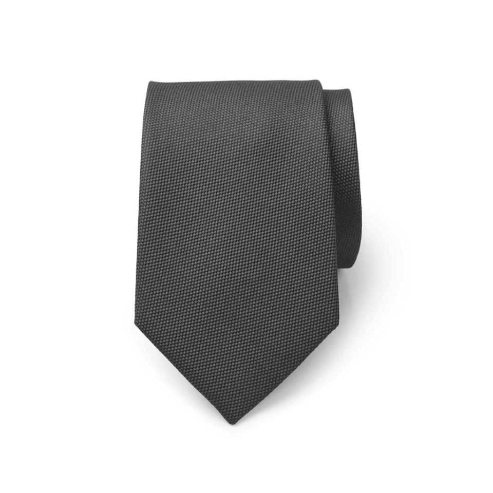 Black Zürich silk velcro tie