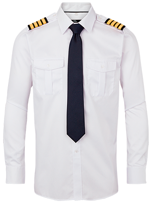 Uniforms and accessories for pilot students made by Olino