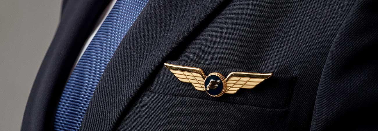Pilot wing for Icelandair on jacket