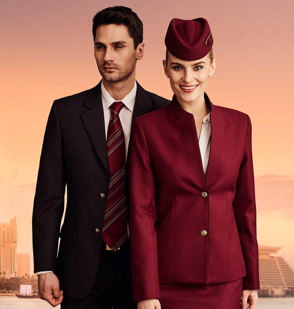 Qatar Airline uniform