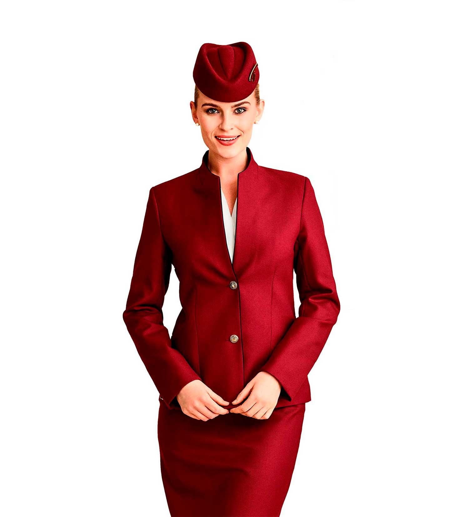 Skirt designed for Qatar Airways