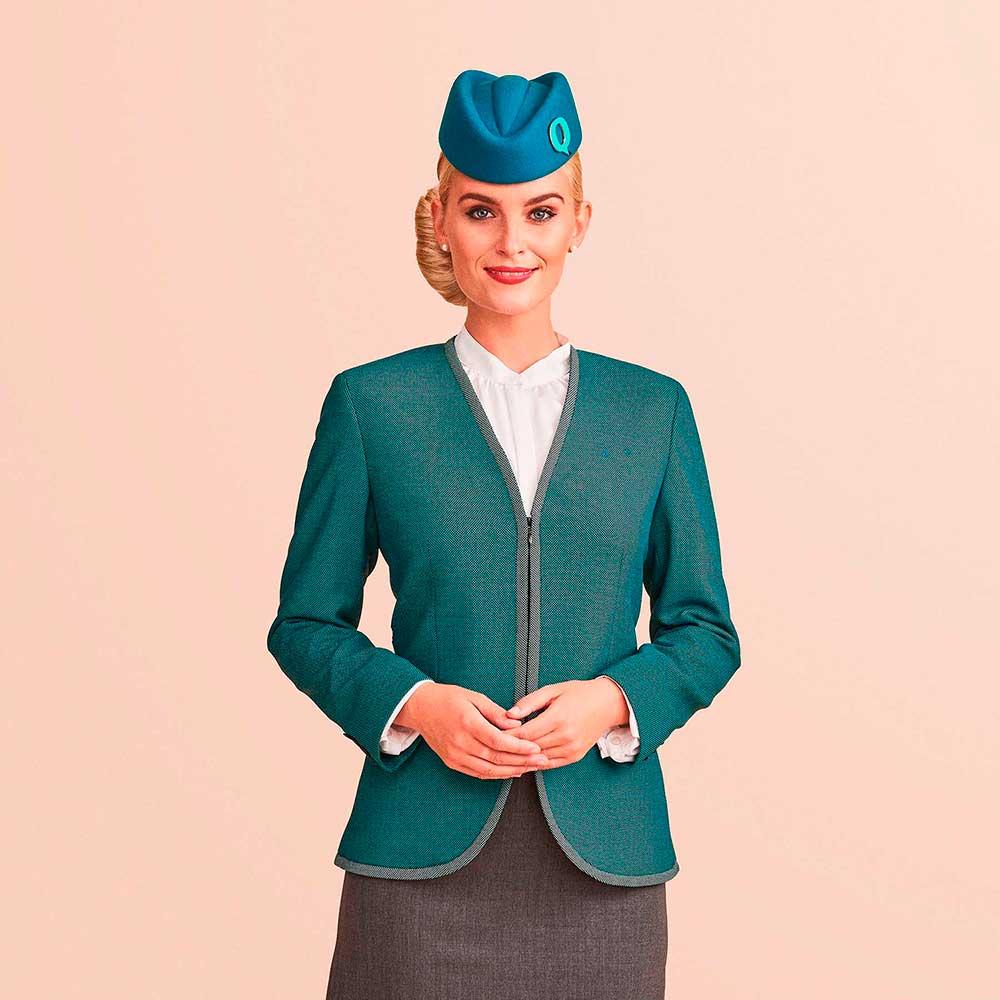 Complete airport uniforms for ground staff made by Olino