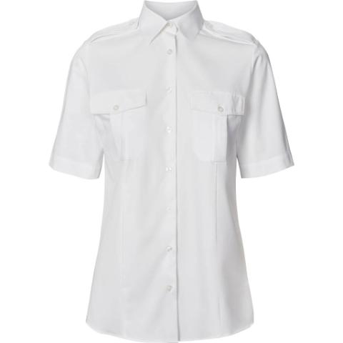 White Austin female pilot shirt S/S