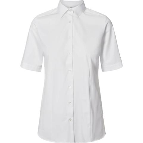 White Anaheim female uniform shirt S/S