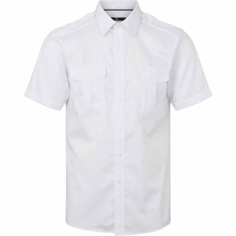 White Naples Pilot Shirt S/S