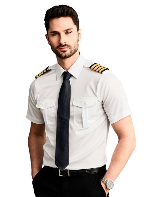 White Naples Pilot Shirt S/S