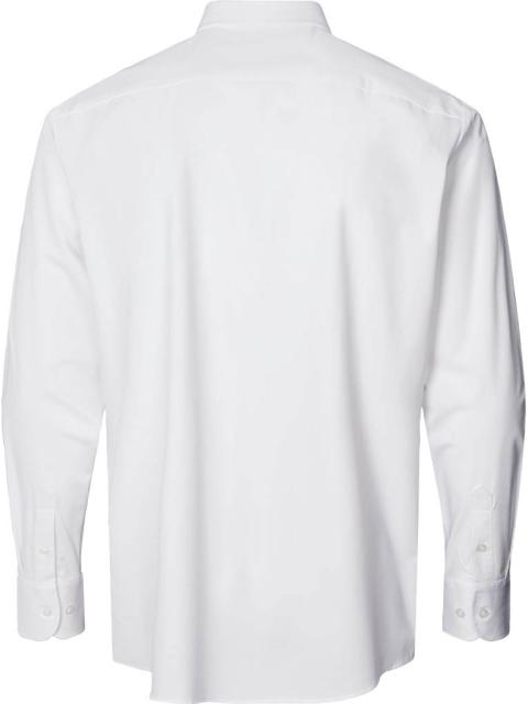 White Detroit Male Uniform Shirt L/S