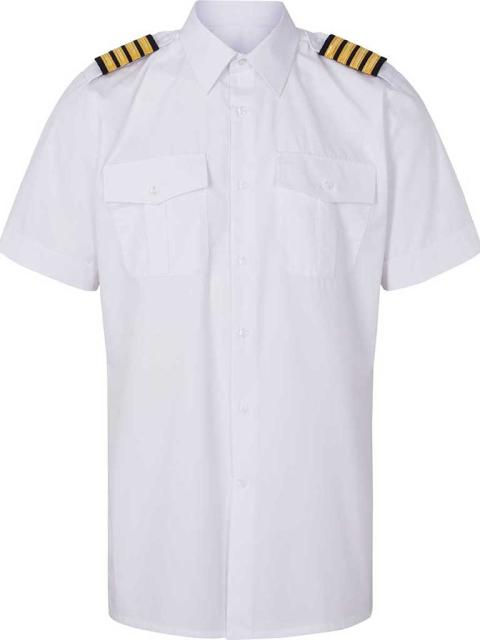 White Berlin Pilot Shirt S/S