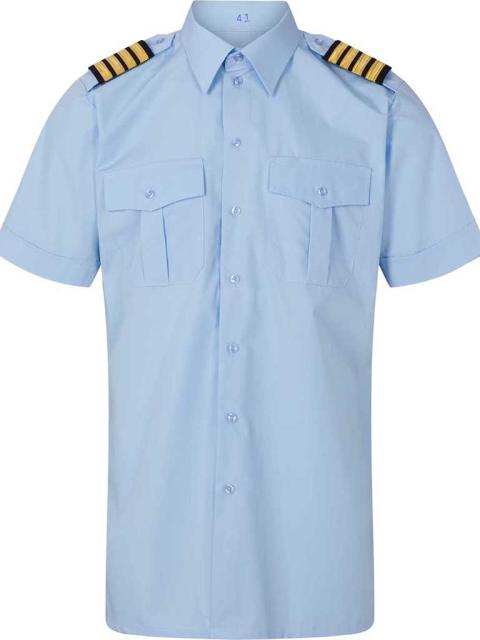 Light Blue Berlin Pilot Shirt S/S