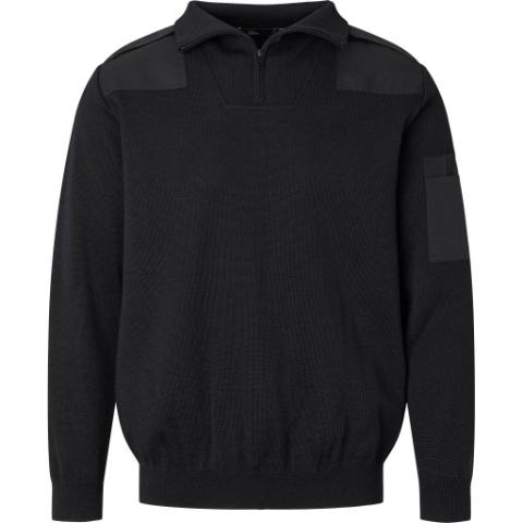 Black Nato Turtle-neck Sweater