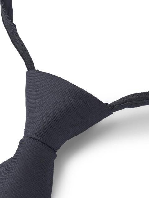 Navy Seattle Zipper Tie
